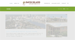 Desktop Screenshot of davisislandapartments.com